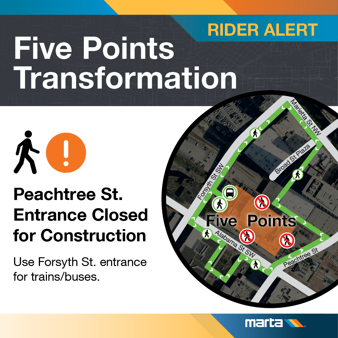 MARTA FivePoints Social 1080x1080 Peachtree closure_SR_update